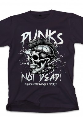 Pop Culture - T-Shirt Punk Is Not Dead Pop Culture Black