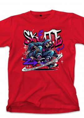 Pop Culture - T-Shirt Skate Pop Culture Red
