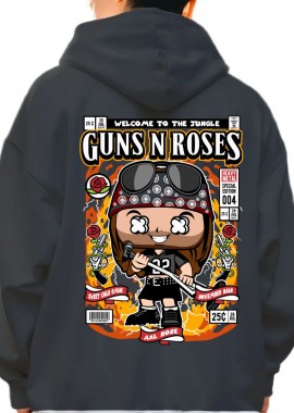 Pop Culture - Hoodie Axl Rose Pop Culture Black