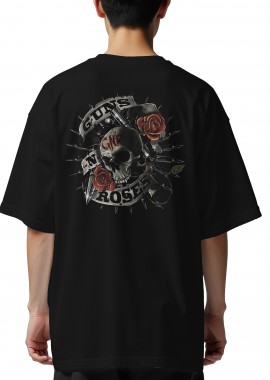 Rock Avenue - Oversized T-Shirt Gnr Rock Avenue Black