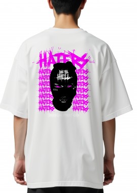 Pop Culture - Oversized T-Shirt Hell 's Pop Culture White