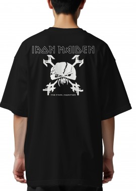 Rock Avenue - Oversized T-Shirt Iron Maiden The Final Frontier Rock Avenue Black