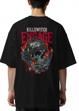 Rock Avenue - Oversized T-Shirt Killswitch Engage Rock Avenue Black