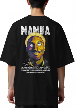 Pop Culture - Oversized T-Shirt Mamba Pop Culture Black