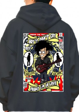 Pop Culture - Hoodie Robert Smith The Cure Pop Culture Black