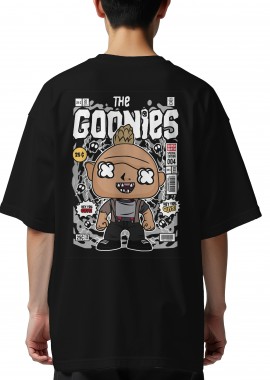 Pop Culture - Oversized T-Shirt Sloth The Goonies Pop Culture Black