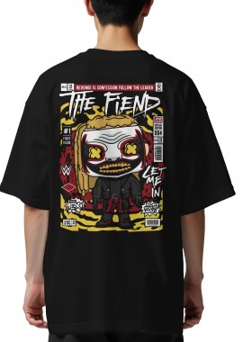 Pop Culture - Oversized T-Shirt The Fiend WWE Pop Culture Black