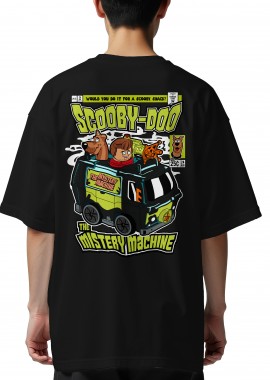 Pop Culture - Oversized T-Shirt The Mistery Machine Pop Culture Black