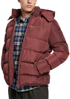 Urban Classics - Μπουφάν Puffer με Κουκούλα TB1807-01151 Urban Classics Cherry