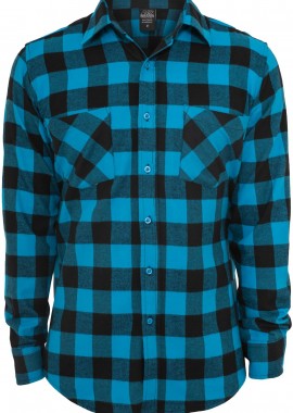 Urban Classics - Πουκάμισο Φανέλα TB297 Urban Classics Checked blk/tur