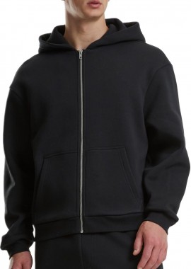 Urban Classics - Ζακέτα Φούτερ με Κουκούλα TB7284 Urban Classics Black