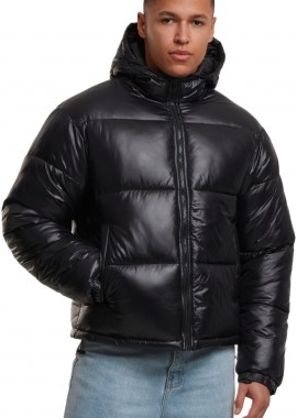 Urban Classics - Μπουφάν Puffer με Κουκούλα TB7585-00007 Urban Classics Black