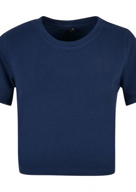 BYB - Γυναικείο Cropped T-Shirt BY042 Build Your Brand Light Navy