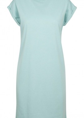 BYB - Γυναικείο Φόρεμα T-Shirt BY101 Build Your Brand Turtle Neck Blue Mint