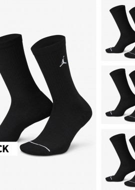 Jordan - Jordan Jumpman Cush Poly Crew 3-Pack Unisex Κάλτσες (9000111709_1480)