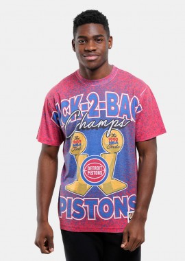 Mitchell & Ness - Mitchell & Ness Detroit Pistons Champ City Sublimated Ανδρικό T-shirt (9000178690_69352)