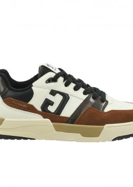 Gant - Ανδρικά Δερμάτινα Sneakers Gant Brookpal 29637647 G962 Άσπρο Μαύρο Καφέ