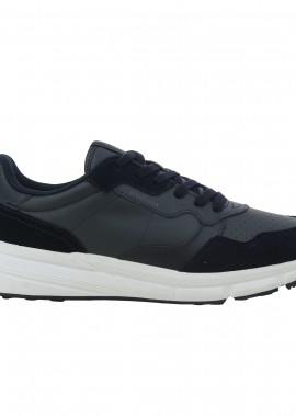 Tommy Hilfiger - Ανδρικά Δερμάτινα Sneakers Tommy Hilfiger FM0FM05216 DW5 Μπλε