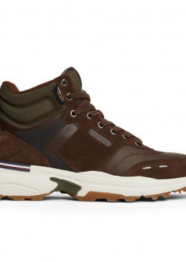 Tommy Hilfiger - Ανδρικά Μποτάκια Tommy Hilfiger FM0FM05222 GT6 Καφέ