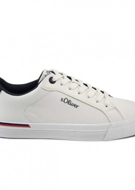 S. Oliver - Ανδρικά Sneakers s.Oliver 2177855.0100 Λευκά