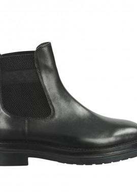 Gant - Ανδρικά Δερμάτινα Μποτάκια Gant Boggar 27651332 G00 Μαύρα