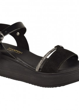 Υφαντίδης - Γυναικεία Σανδάλια Πλατφόρμες | Υφαντίδης | 120068 | Μαύρο